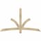 Ekena Millwork Davenport Rough Sawn Timber Gable Bracket, Douglas Fir, 72"W x 42"H x 2"D x 4"F, 14/12 Pitch GBW072X42X0204DAV00RDF - alternate 1